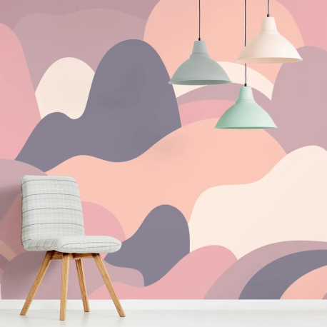 Papel de Parede Montanhas Pastel MP