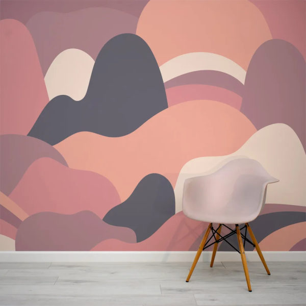 Papel de Parede Montanhas Pastel MP