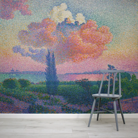 Papel de Parede Paisagem Serene ao Amanhecer MP