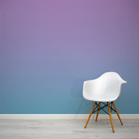 Papel de Parede Sereia Gradiente Azul e Roxo MP