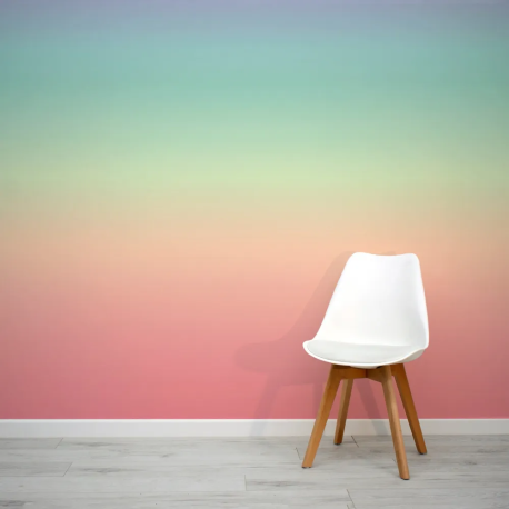 Papel de Parede Arco-ris Pastel MP