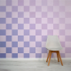 Papel de Parede Xadrez Roxo Gradient MP