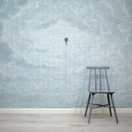 Papel de Parede Balo e Nuvens Etched MP