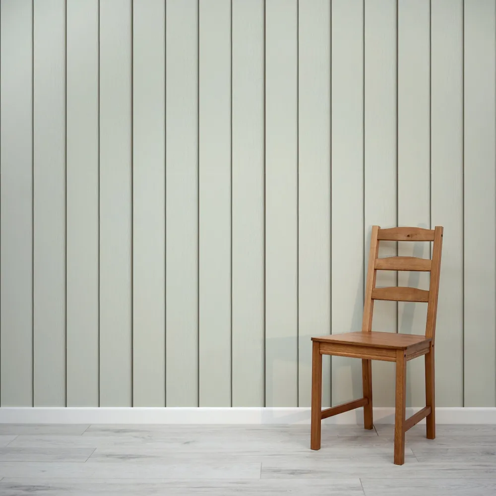 Papel de Parede Madeira Verde Vertical MP