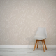 Papel de Parede Folhas de Monstera Minimalista Bege MP
