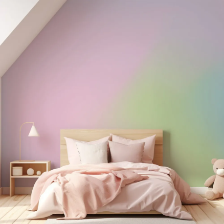 Papel de Parede Sonhos Arco-ris Pastel MP