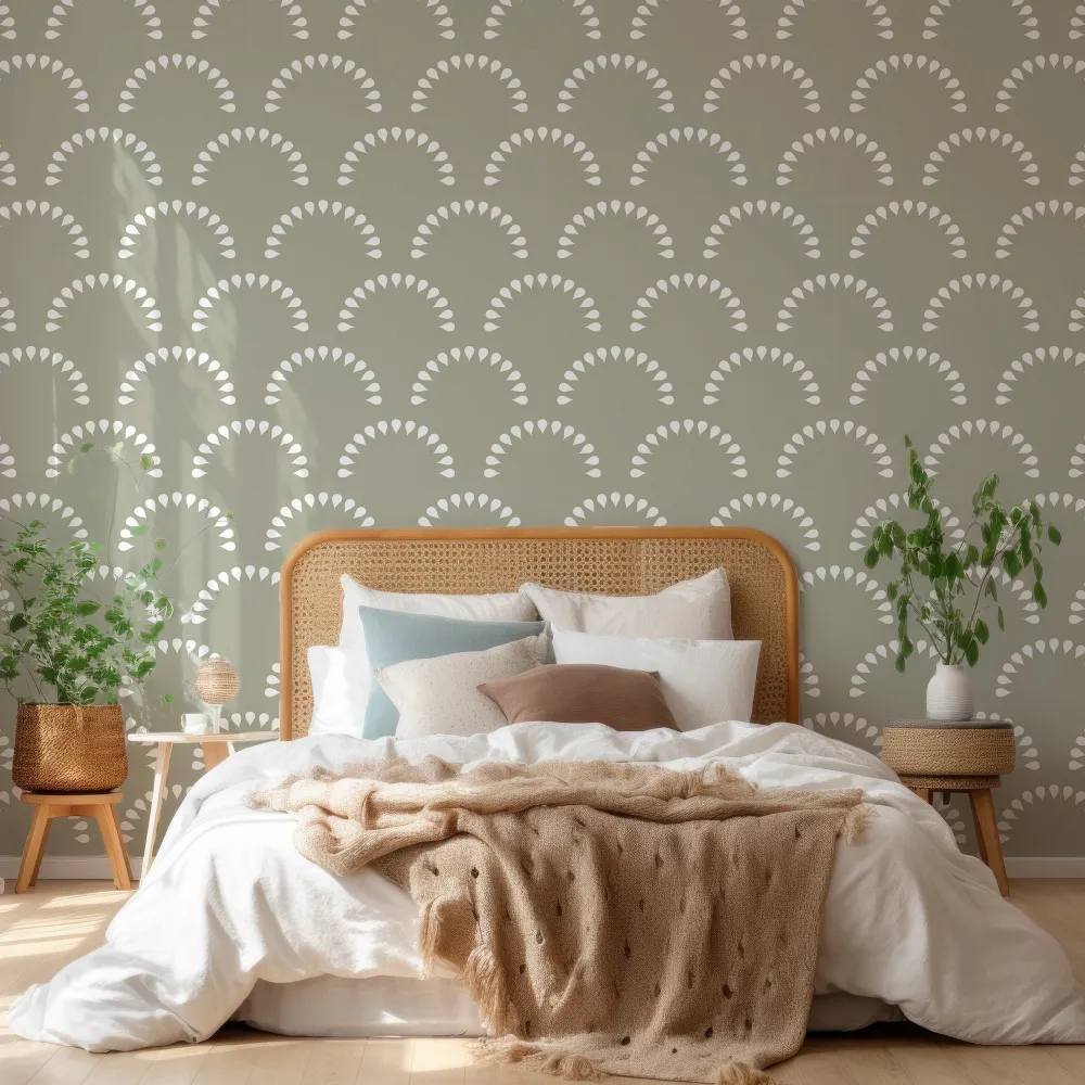 Papel de Parede Got�culas Arqueadas S�lvia MP