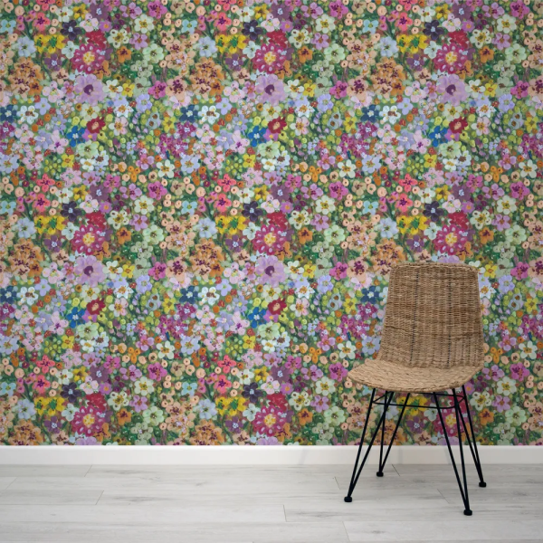 Papel de Parede Jardim Colorido Floral MP