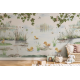 Papel de Parede Aquarela Patinhos Ver�o MP