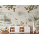 Papel de Parede Aquarela Patinhos Ver�o MP