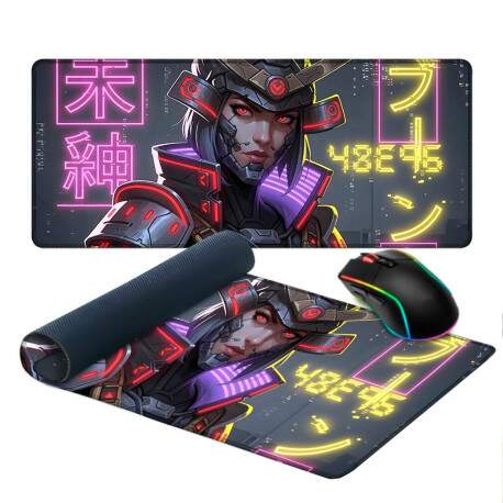 Mouse Pad Mulher Cyberpunk Anime