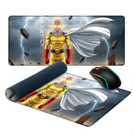 Mouse Pad Anime Lutador Careca