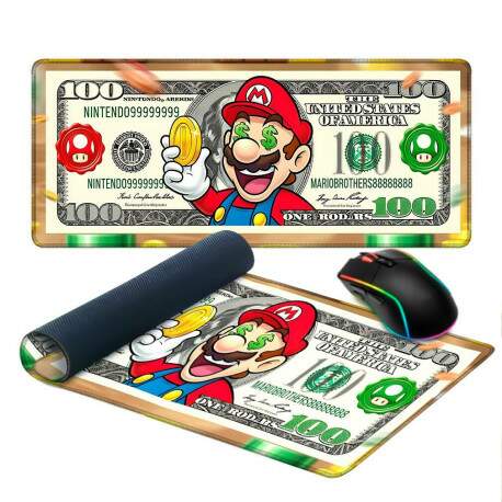 Mouse Pad Super Mario Dollar Gamer
