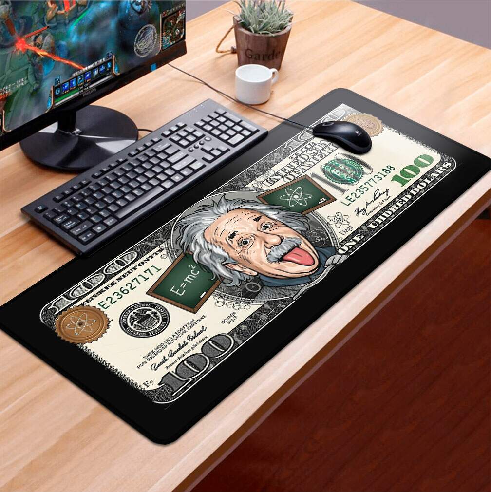 Mouse Pad Albert Einstein Dollar - Fran Adesivos de Parede
