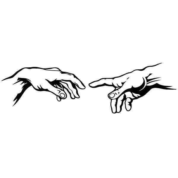 Adesivo de Parede Mos de Deus - Conexo Divina