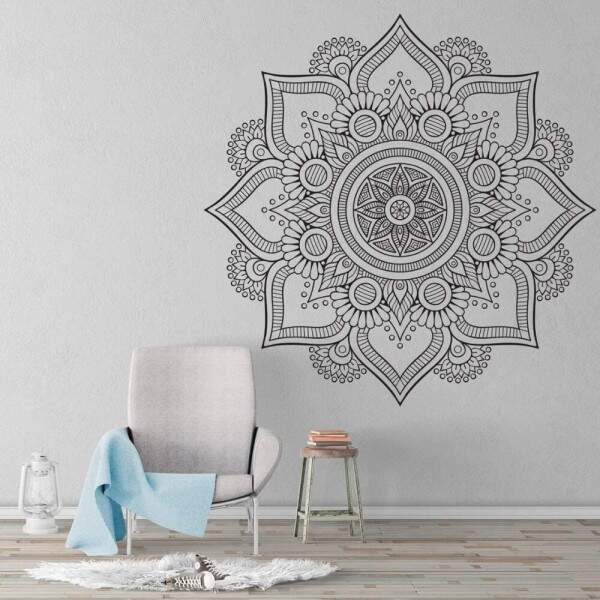 Adesivo de Parede Mandala Geomtrica