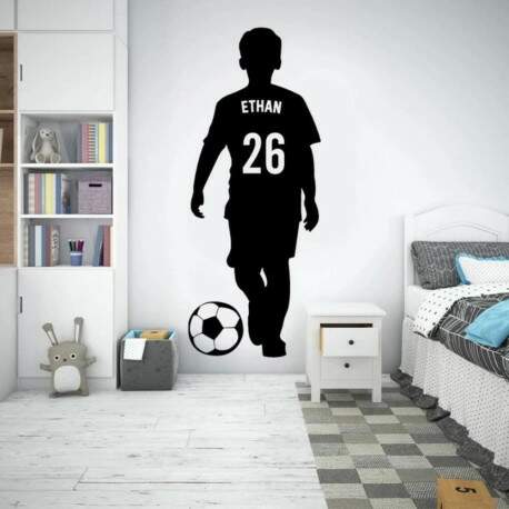 Adesivo de Parede Futebol Personalizado