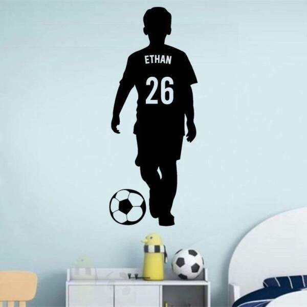 Adesivo de Parede Futebol Personalizado