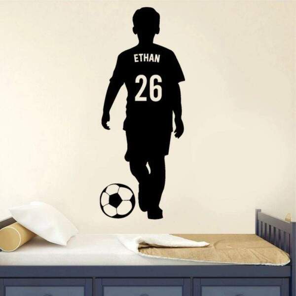 Adesivo de Parede Futebol Personalizado