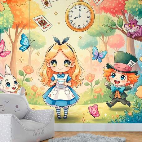 Papel de Parede Alice no Pas das Maravilhas MP