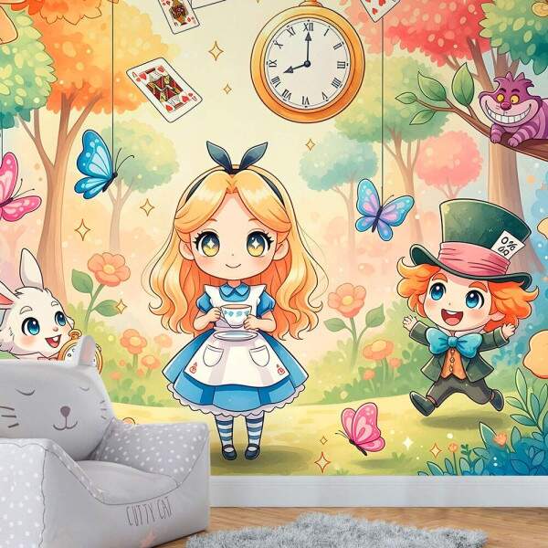 Papel de Parede Alice no Pas das Maravilhas MP