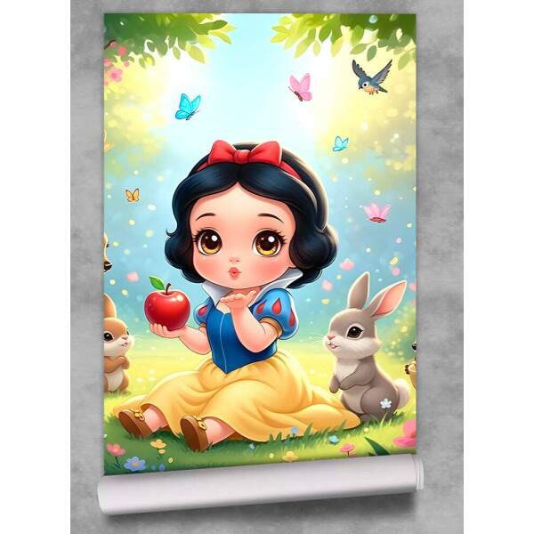 Papel de Parede Branca de Neve Baby no Bosque MP