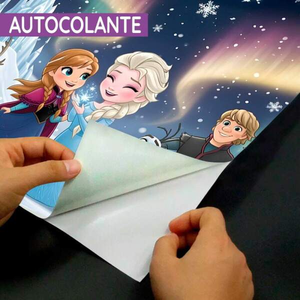 Papel de Parede Frozem e Amigos na Neve MP