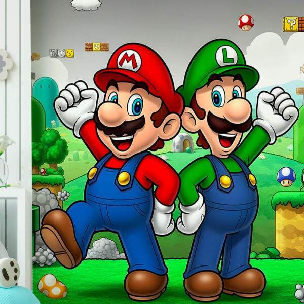 Papel de Parede Super Mario e Luigi em Fase MP