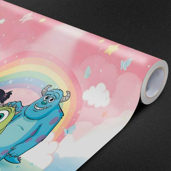 Papel de Parede Monstros SA Baby Arco ris MP
