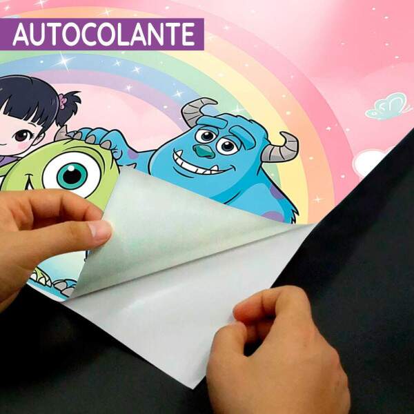 Papel de Parede Monstros SA Baby Arco ris MP