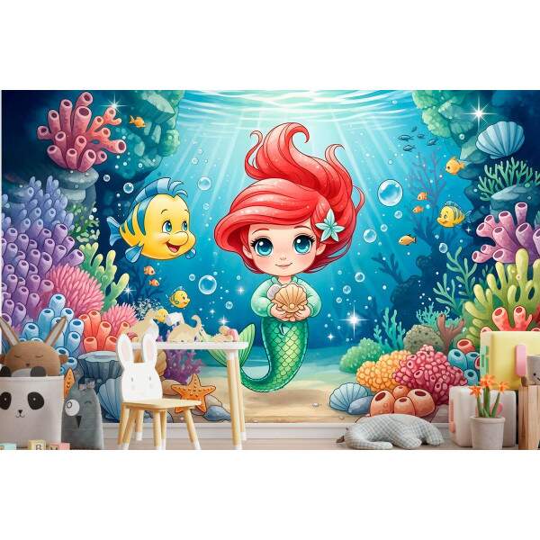Papel de Parede Princesa Sereia Ariel MP