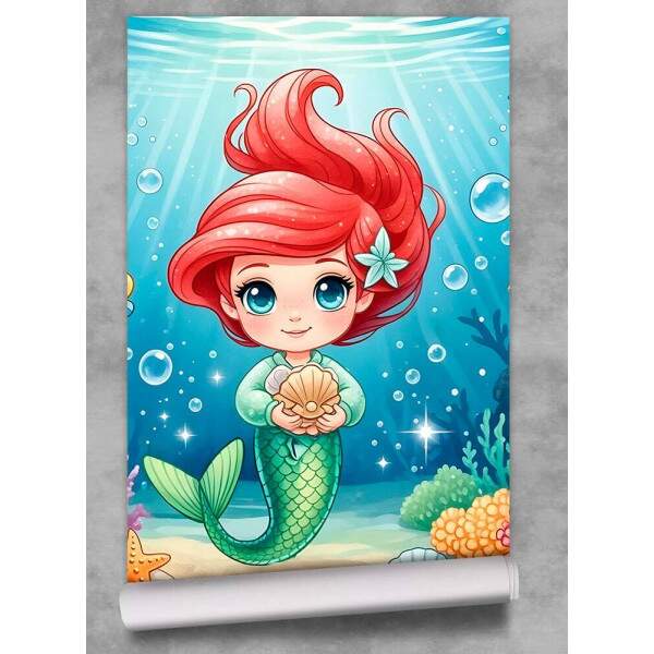 Papel de Parede Princesa Sereia Ariel MP