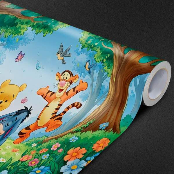 Papel de Parede Turma do Ursinho Pooh MP