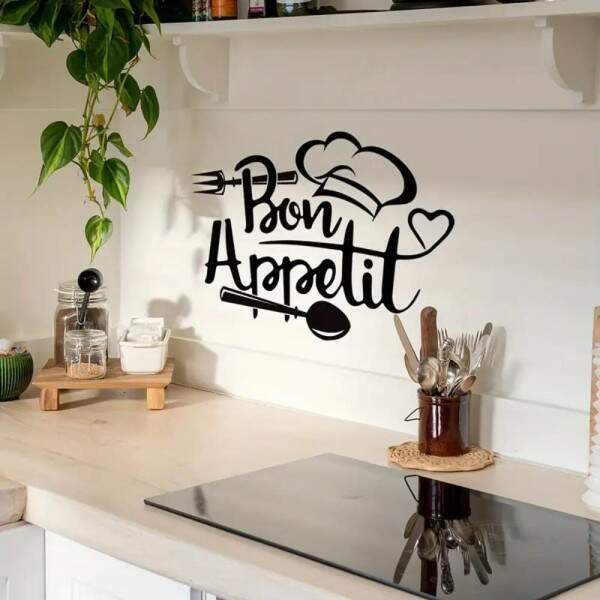 Adesivo de Parede Gourmet Bom Appetit