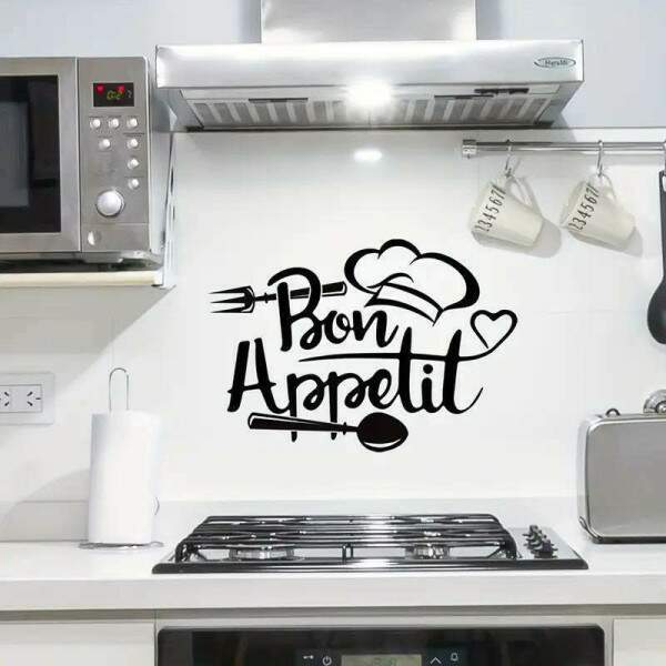 Adesivo de Parede Gourmet Bom Appetit
