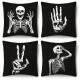 Almofadas de Caveiras para Decora��o de Halloween