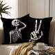 Almofadas de Caveiras para Decora��o de Halloween