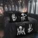 Almofadas de Caveiras para Decora��o de Halloween
