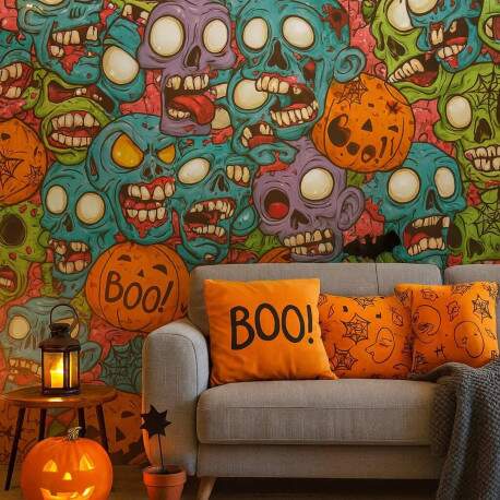 Papel de Parede Halloween Zumbis