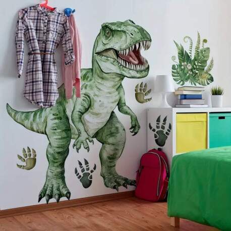 Adesivo de Parede Dinossauro Aventureiro