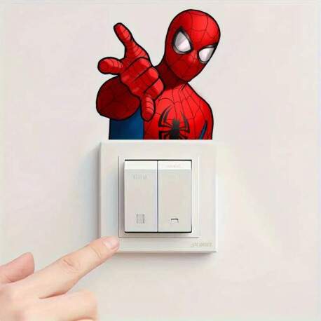 Adesivo de Parede Interruptor Homem-Aranha