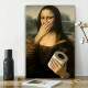 Adesivo de Parede Mona Lisa Criativa