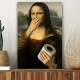 Adesivo de Parede Mona Lisa Criativa