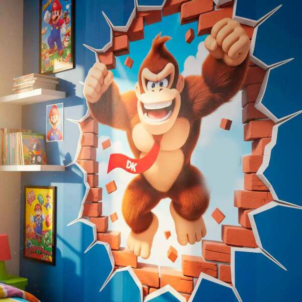 Adesivo de Parede Donkey Kong Aventura