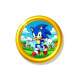 Adesivo de Parede Sonic em A��o