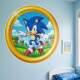 Adesivo de Parede Sonic em A��o