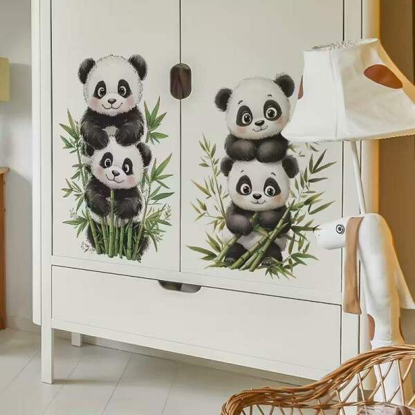 Adesivo de Parede Panda Brincalho