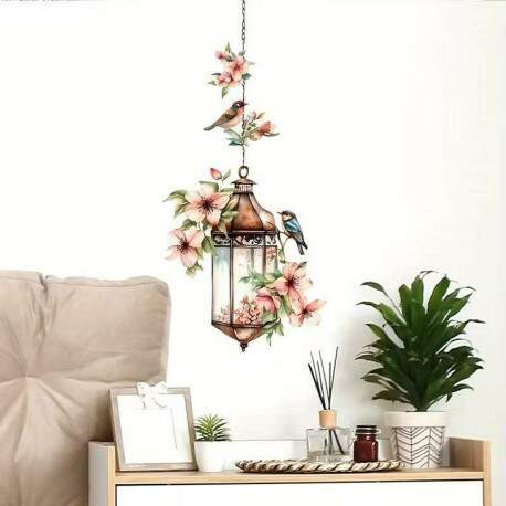 Adesivo de Parede Floral Vintage