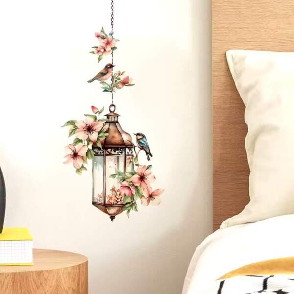 Adesivo de Parede Floral Vintage