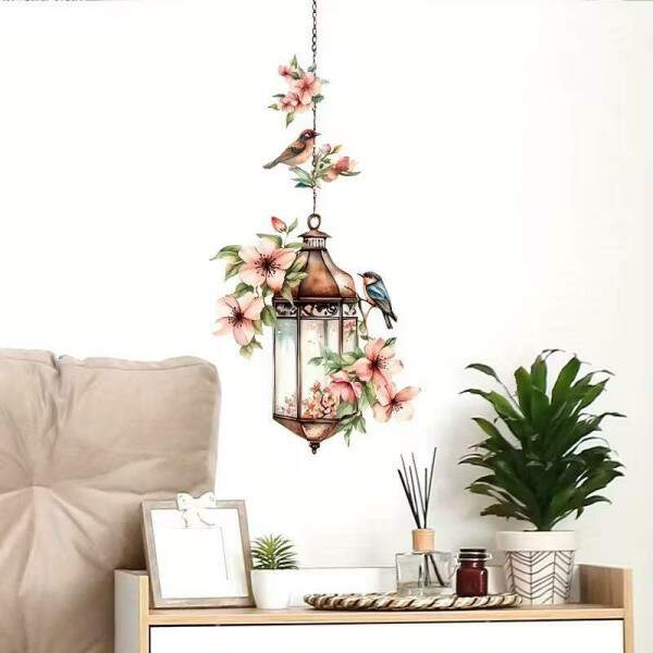 Adesivo de Parede Floral Vintage